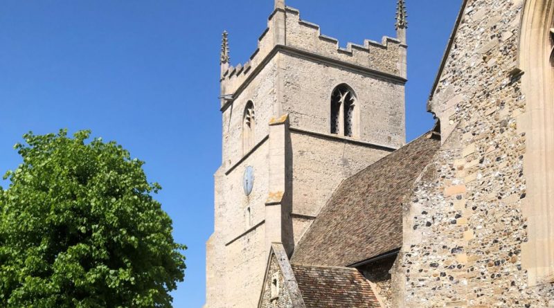 The bell tower of St Nicholas' Church, Great Wilbraham