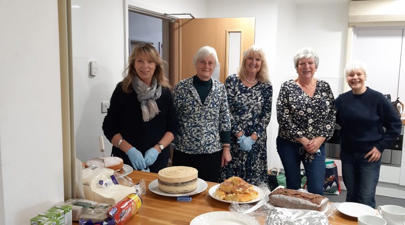 Our Volunteers with the delicious bakes