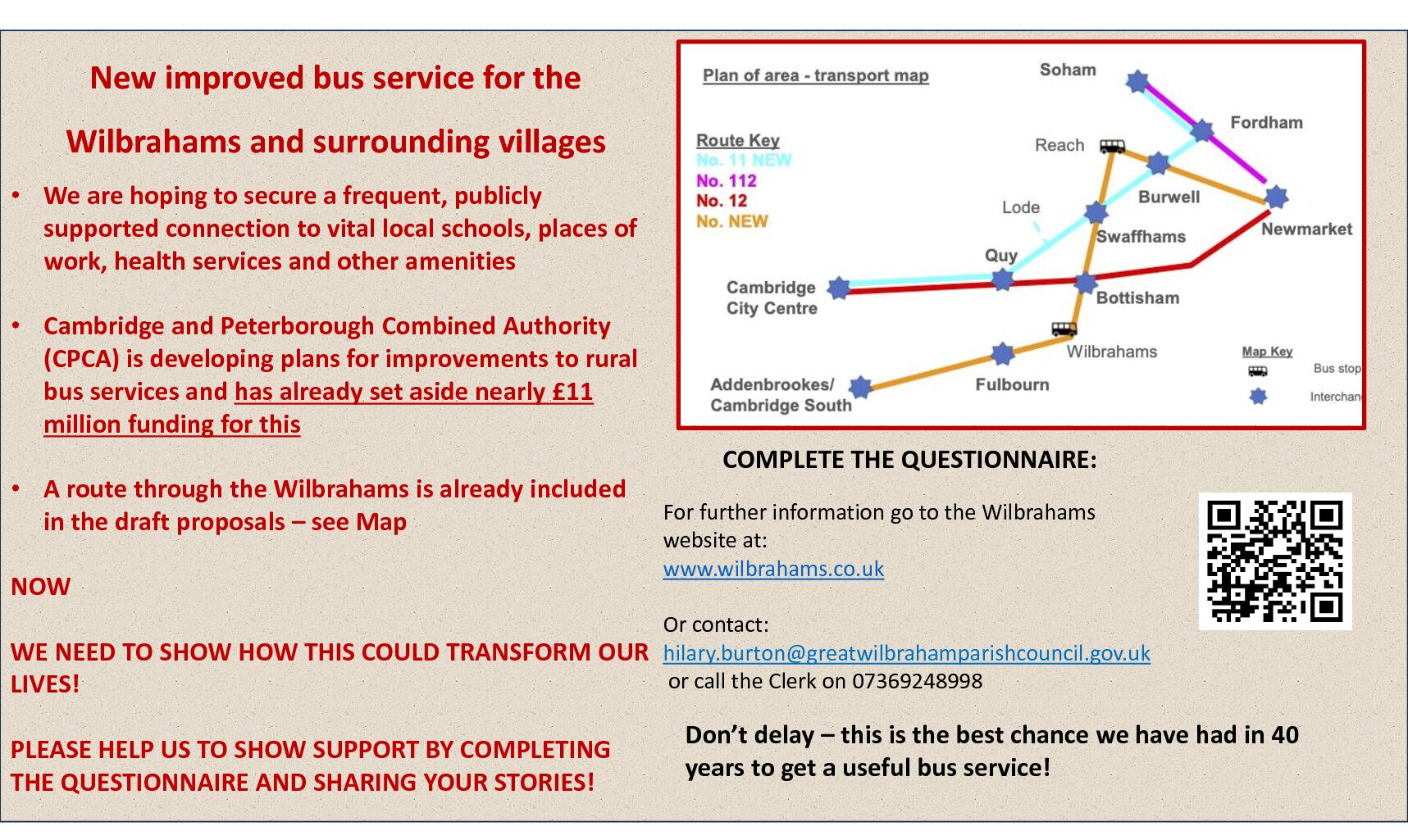 Proposed New Bus Route