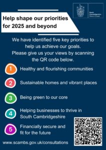 SCDC corporate plan flyer with 5 priorities